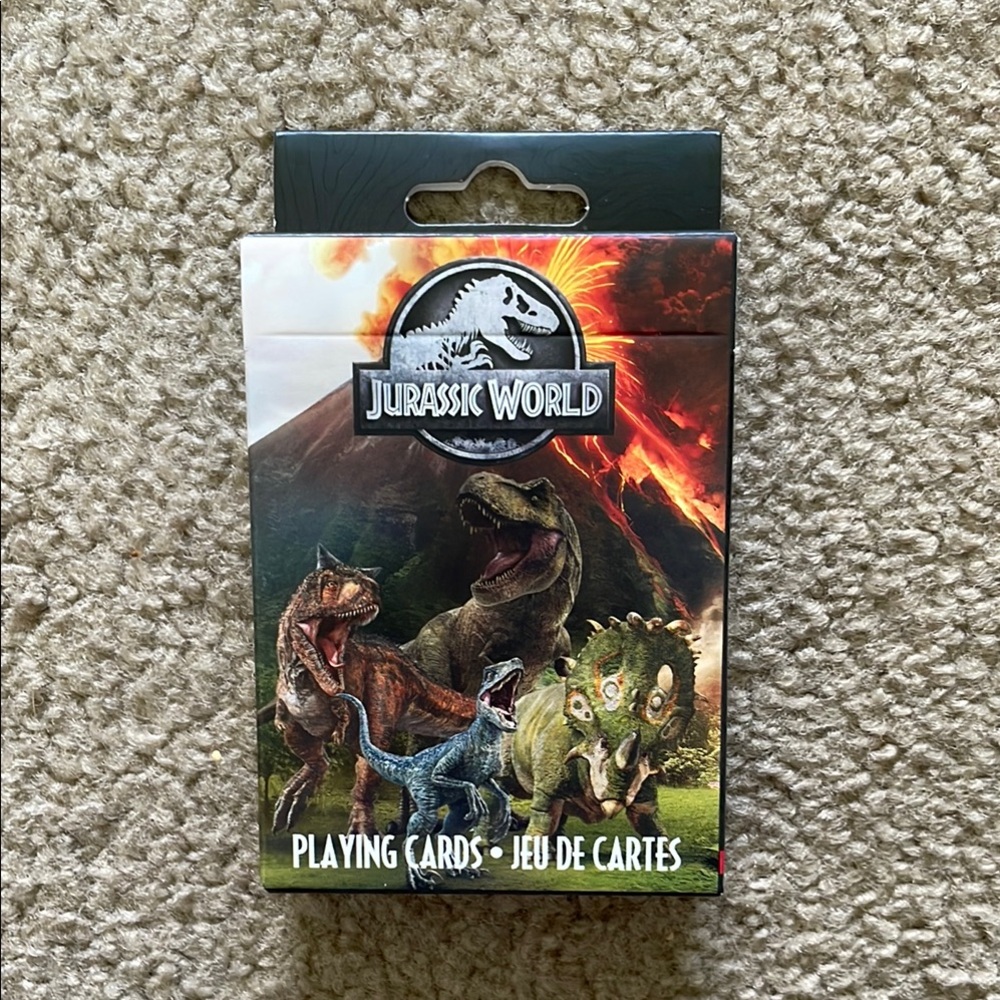 Jurassic World Playing Cards